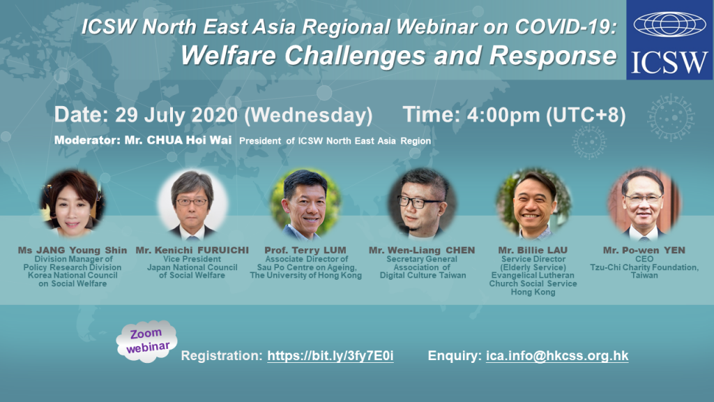 ICSW North East Asia Regional Webinar on COVID-19