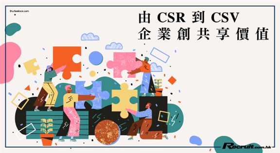 由「CSR」到「CSV」 企業創共享價值