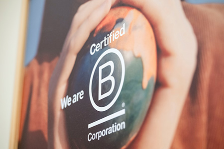 (圖片說明:B Corp共益企業須符合不同範疇的可持續發展要求。)